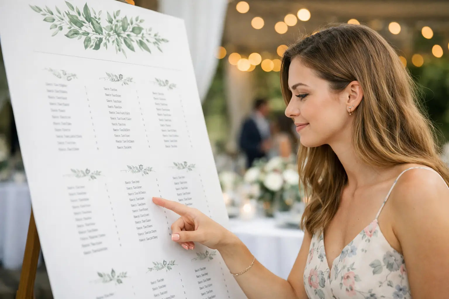 Wedding Seating Plan Printing Guests Can Read