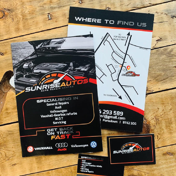 A4 Poster, A5 leaflet and Business Card