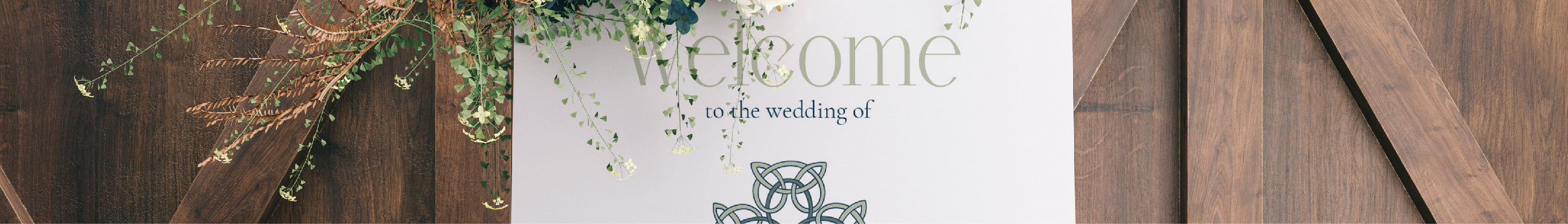 Irish Wedding Welcome Sign