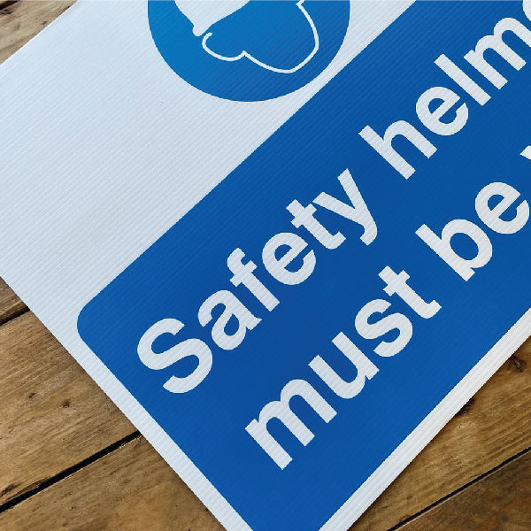 Safety Sign, Printed on Correx Boards