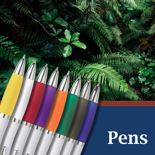8 Pen colours against jungle background