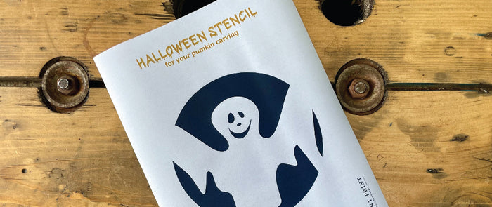 Ghost Halloween Pumpkin Template