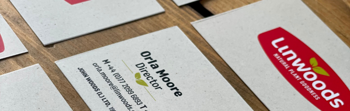 Rectangle Business Cards for Linwoods