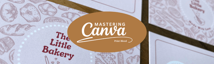 Person on Ipad looking at Mastering Canva with Instant Print