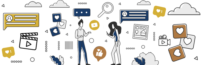 Social Media Marketing Video Icons
