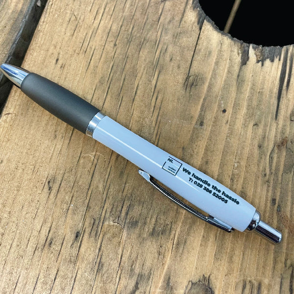 Pen with a Black Tip, UV printed with Logo
